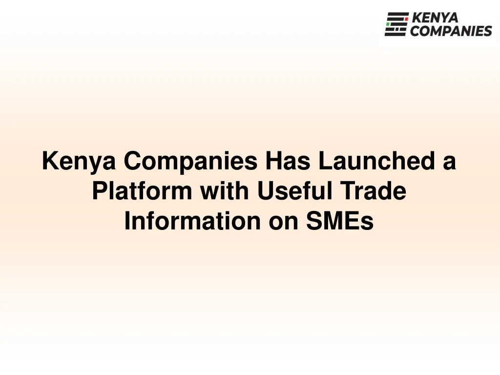 kenya companies has launched a platform with