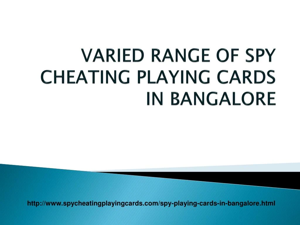 varied range of spy cheating playing cards in bangalore