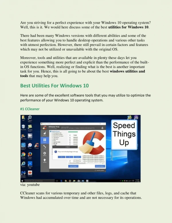 10 Excellent Utilities For Windows 10 to Optimize Your Experience