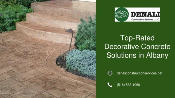 Top-Rated Decorative Concrete Solutions in Albany NY
