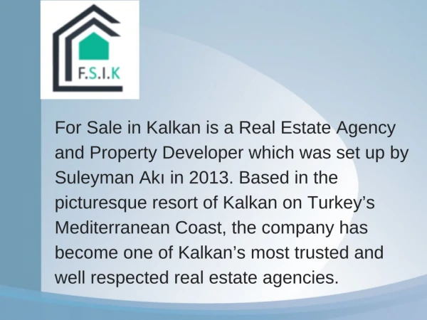 Kalkan Property for Sale