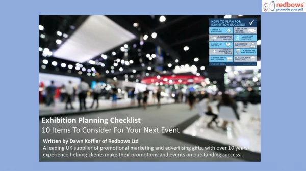 Exhibition Planning Checklist