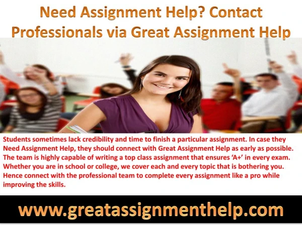 Benefit Assignment Help Service for One-Stop Assignment Writing Solution: