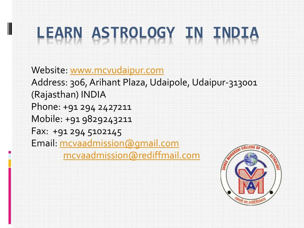 learn astrology in india