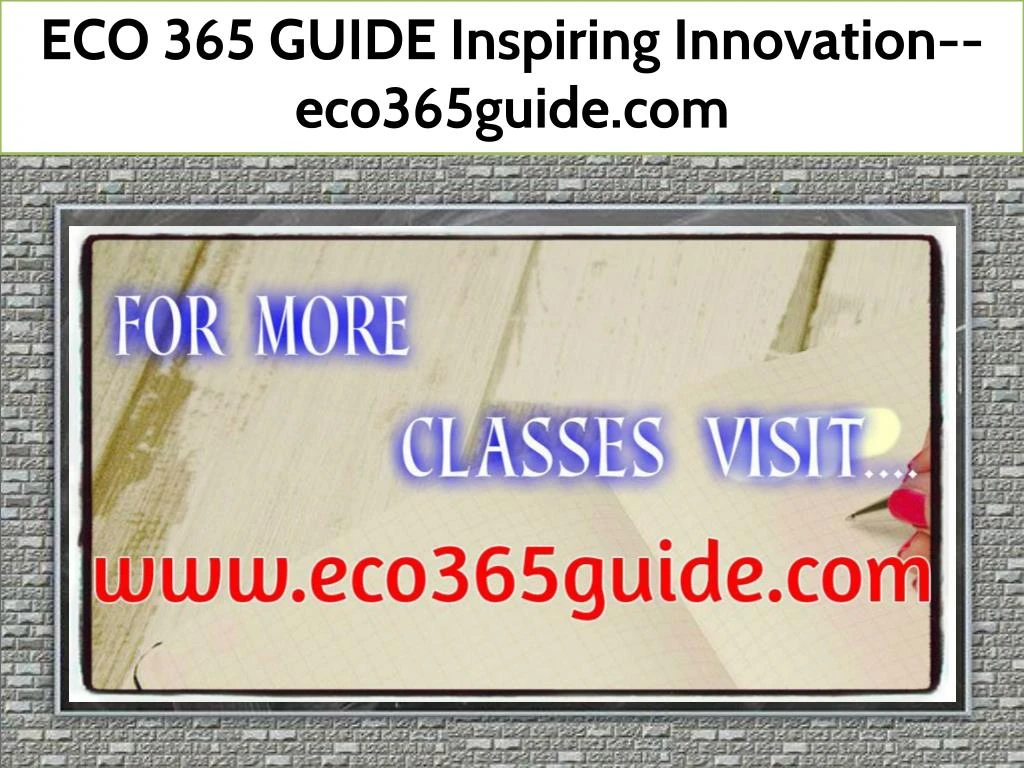 eco 365 guide inspiring innovation eco365guide com