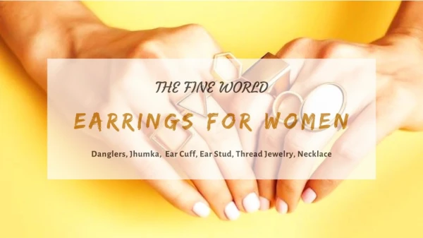 Latest Antique Earrings for Women - The Fine World