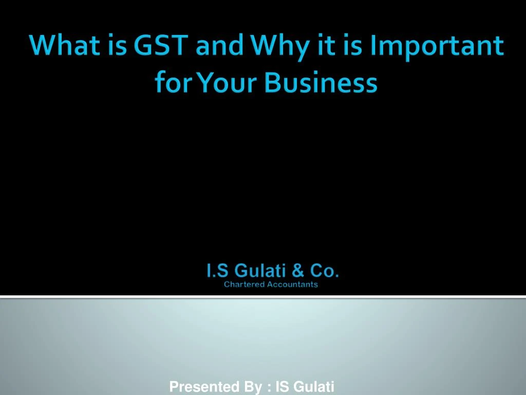 presented by is gulati