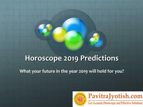 2019 Horoscope Predictions