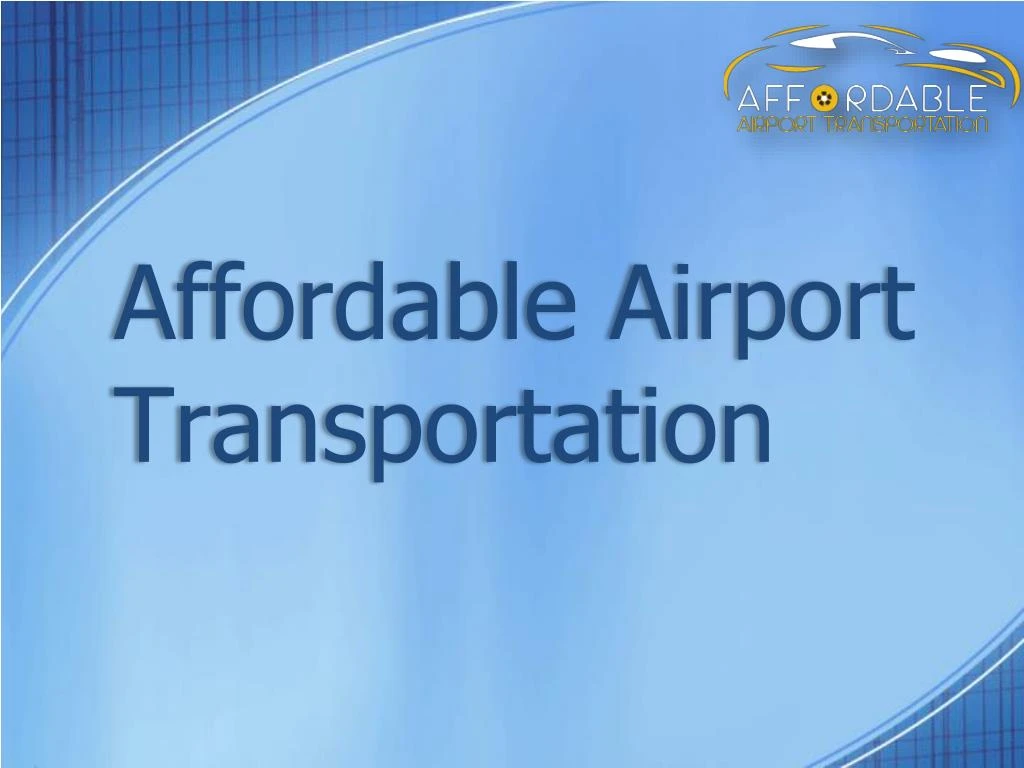 affordable airport transportation