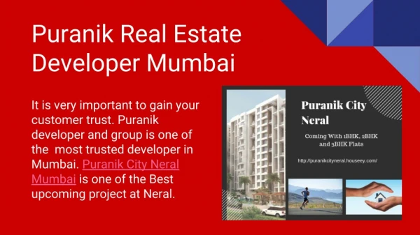 How Puranik Developer gain trust Of Customers?