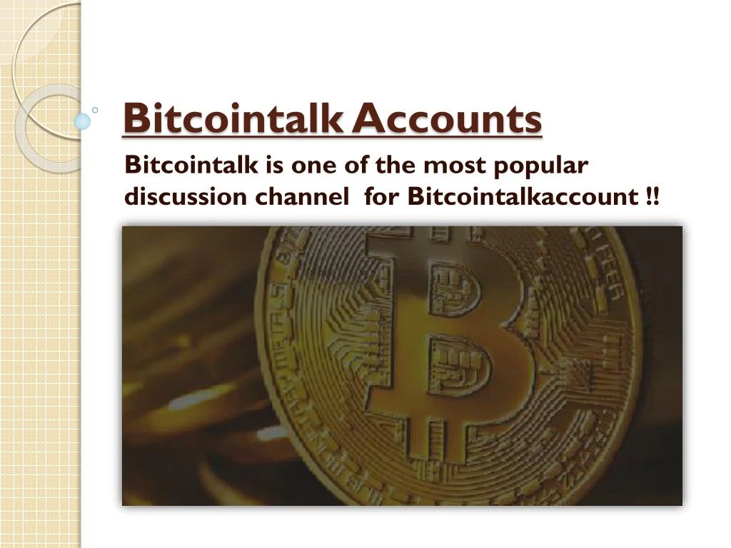 bitcointalk accounts