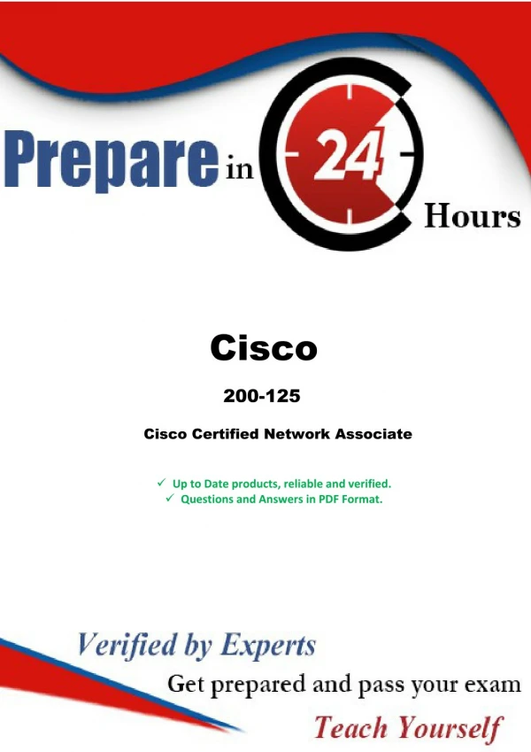 CISCO 200-125 real exam free question and answers