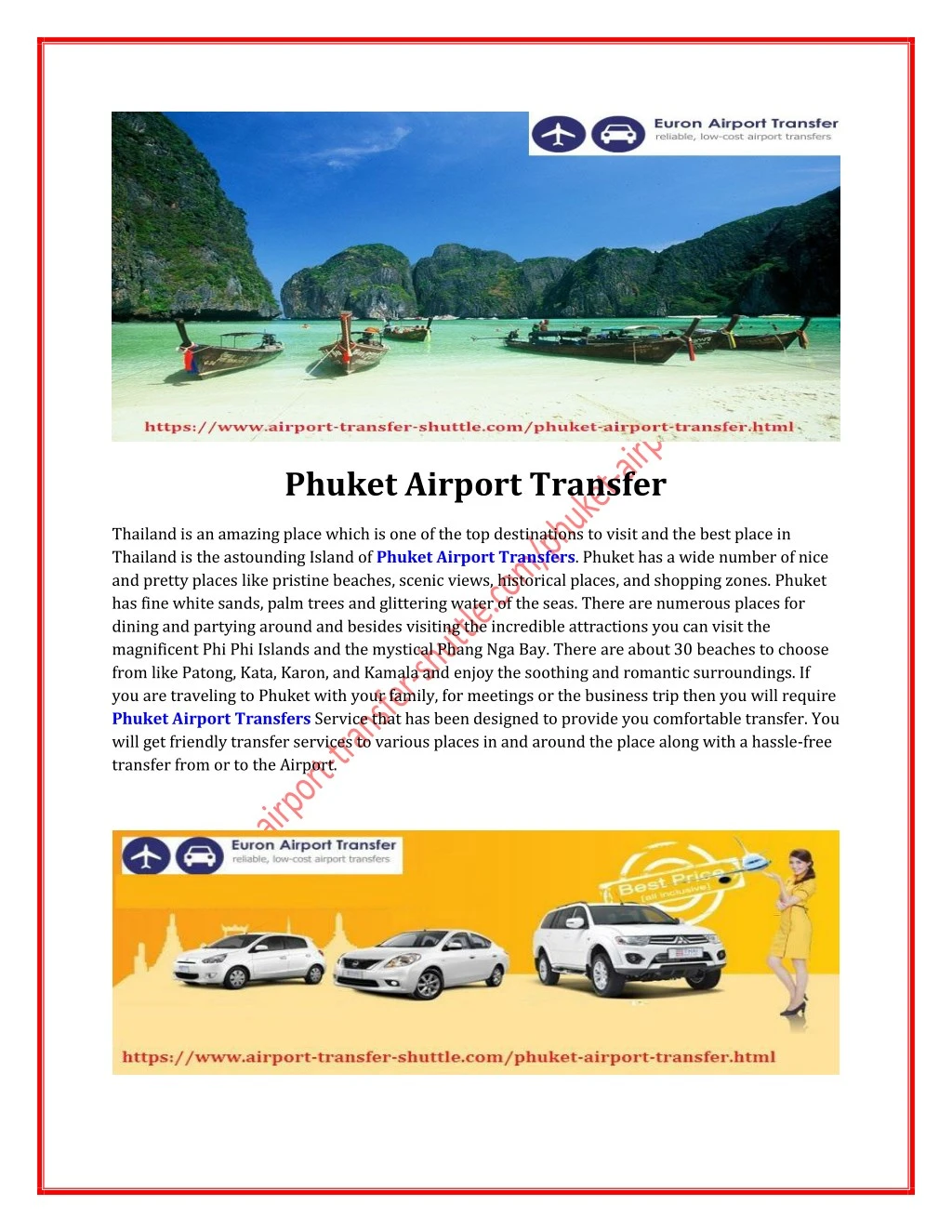 phuket airport transfer
