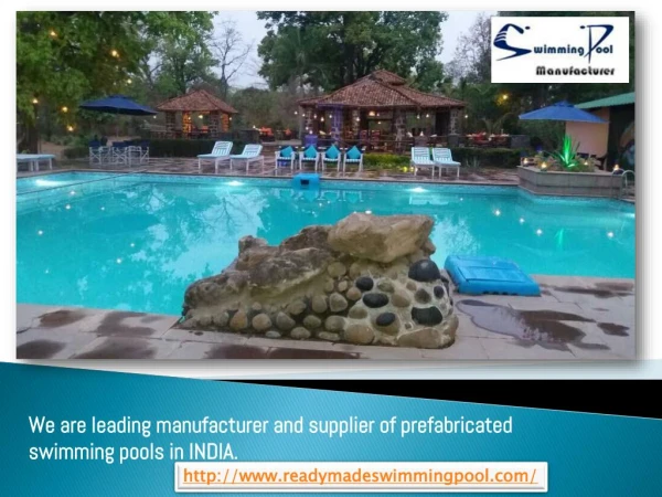Readymade Swimming Pools Manufacturer & Supplier
