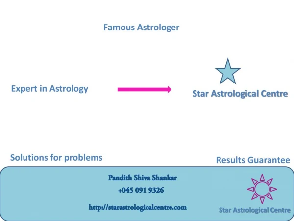 Indian Famous Astrologer – Health Problems Consultant in Canada