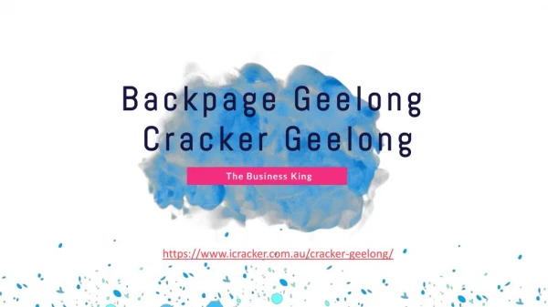Cracker Geelong - The Business King