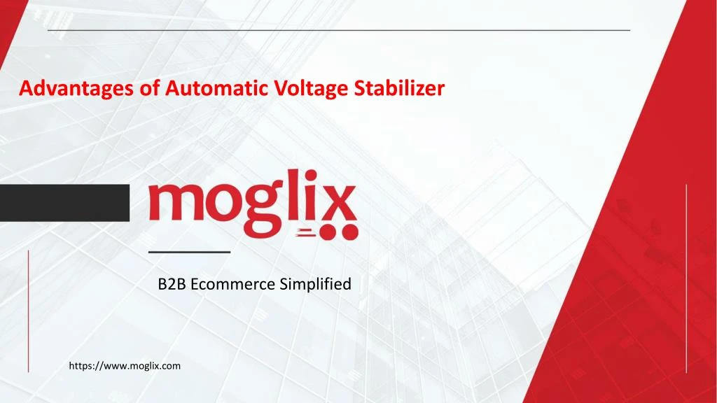 advantages of automatic voltage stabilizer