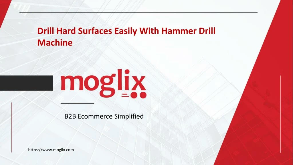 drill hard surfaces easily with hammer drill