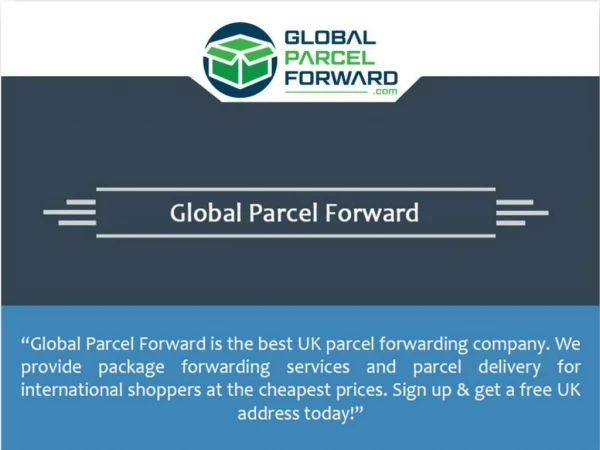 Global Parcel Forward