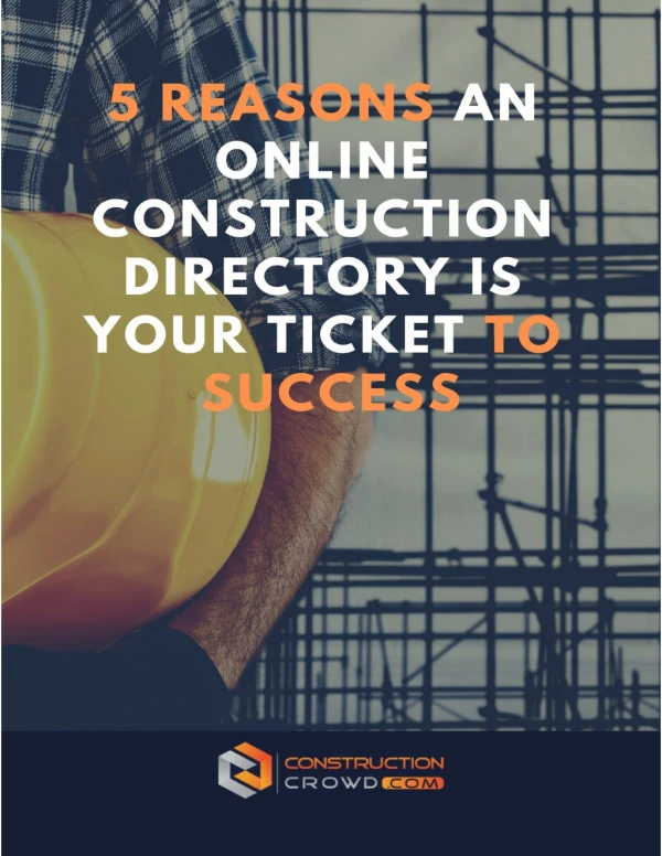 An Online Construction Directory Could Become Your Ticket to Success, Know How?