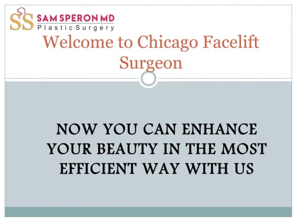 Get The Best Facial Cosmetic Surgeons in Chicago