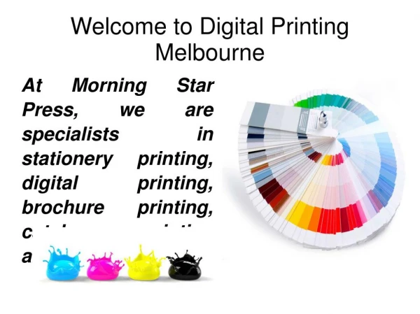 Find Excellent Digital Printing Melbourne Services