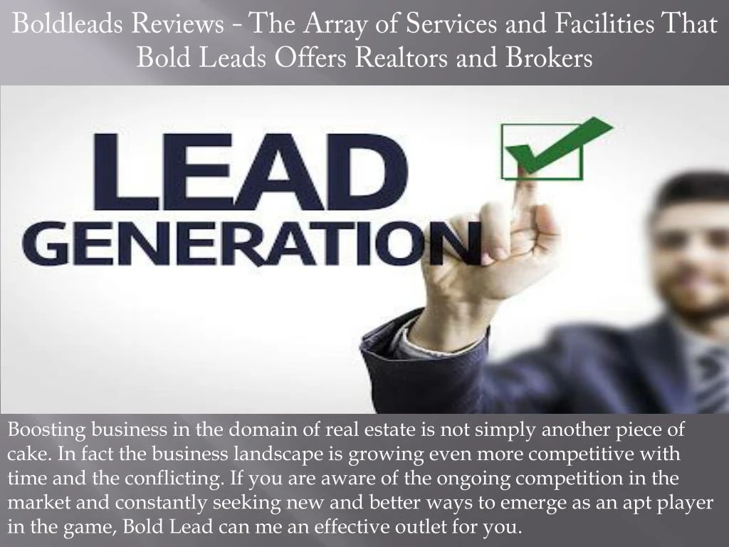 boldleads reviews the array of services