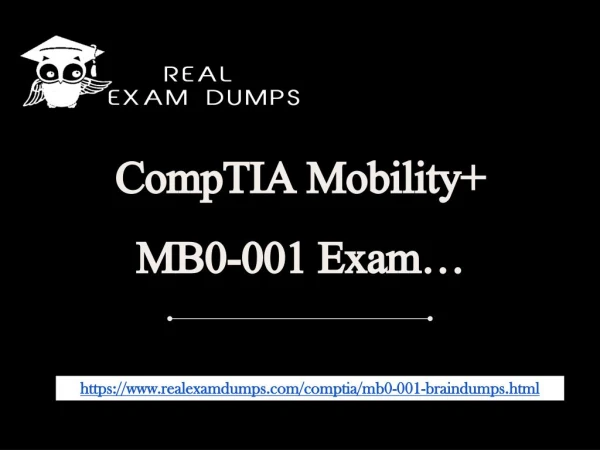 CompTIA 2018 MB0-001 Exam Dumps - MB0-001 Exam Dumps Realexamdumps.com 2018 MB0-001 Exam Exam Dumps - CompTIA MB0-001 Ex