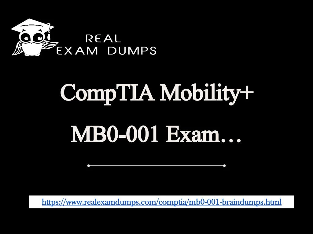 comptia mobility mb0 001 exam