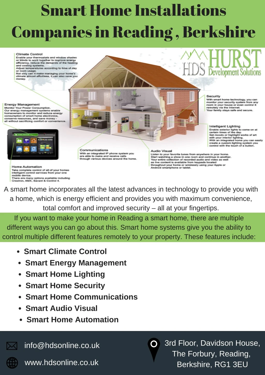 smart home installations companies in reading