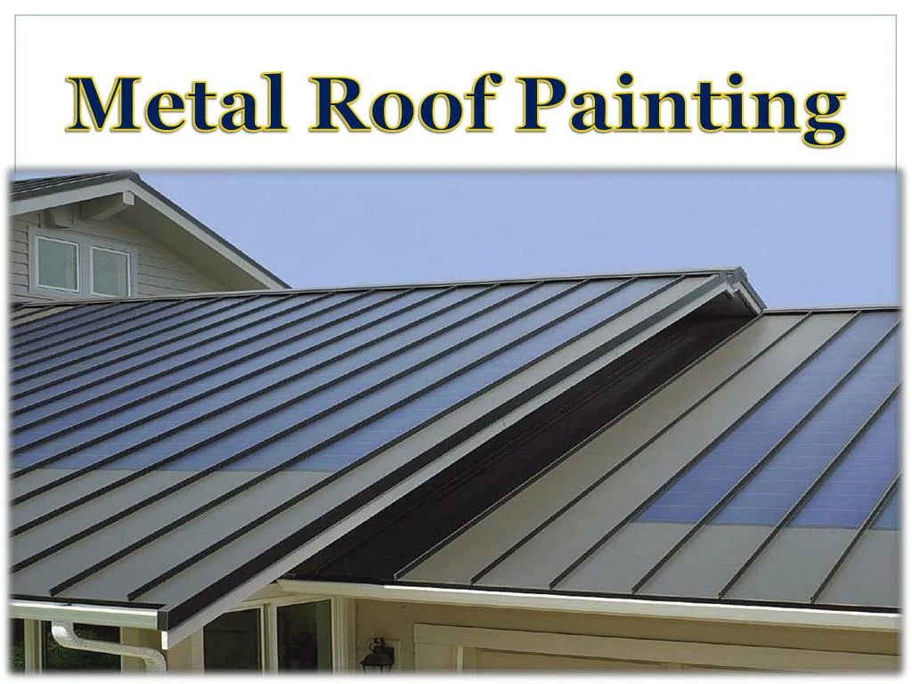 metal roof painting