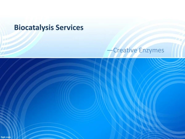Biocatalysis Services