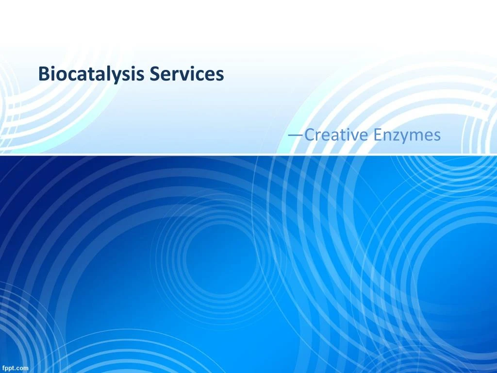 biocatalysis services