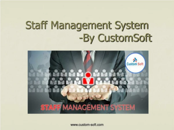 Best Staff Management SYstem by CustomSoft