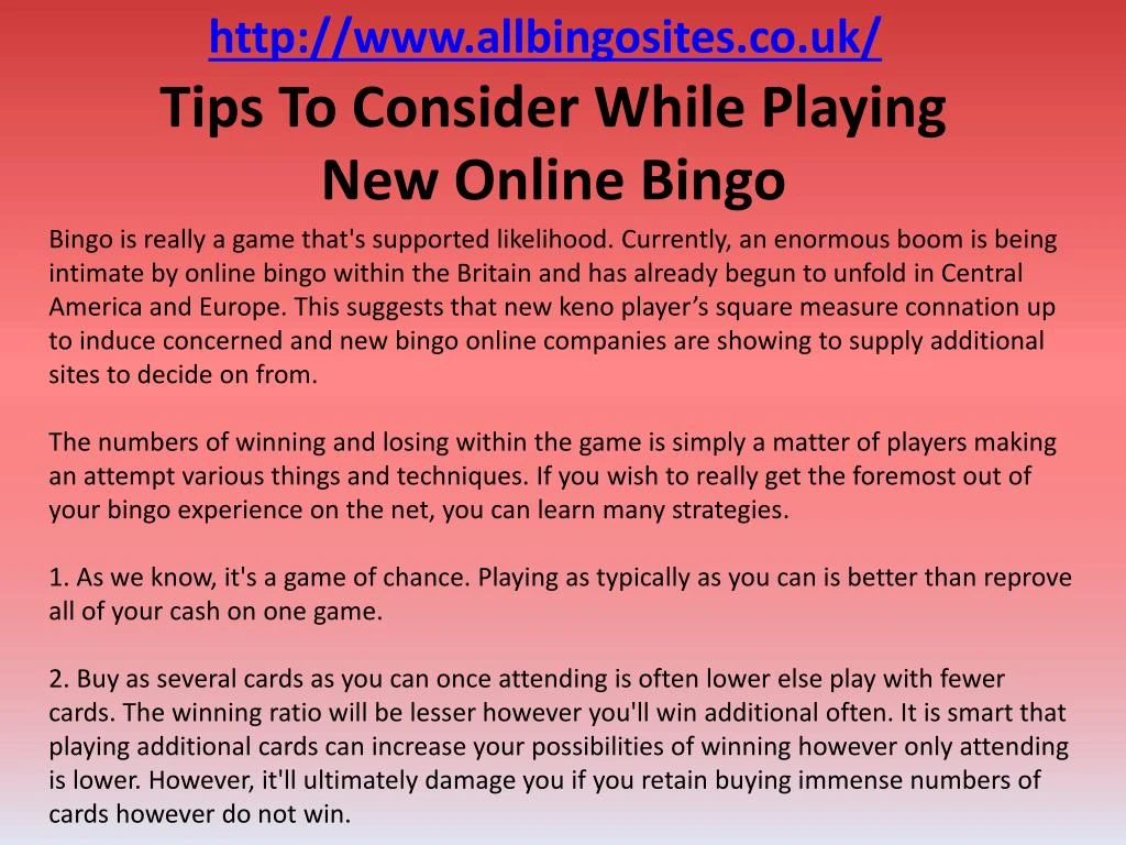 http www allbingosites co uk