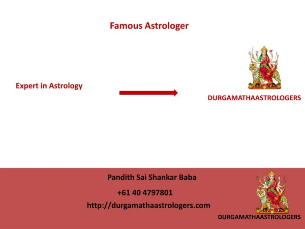 DurgaMatha Astrologers- Love & Marriages Problems- Consultant in Sydney, Australia