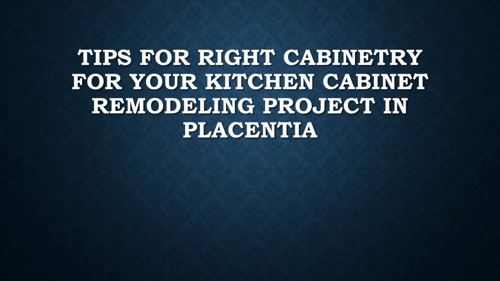 tips for right cabinetry for your kitchen cabinet