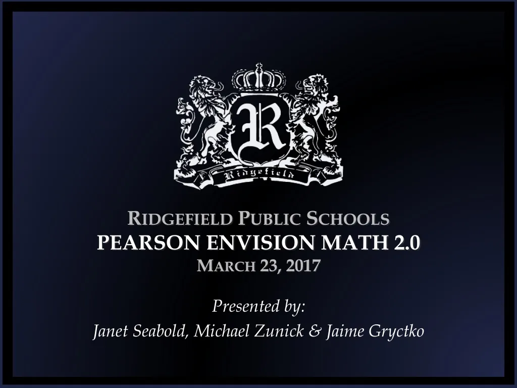 ridgefield public schools pearson envision math 2 0 march 23 2017