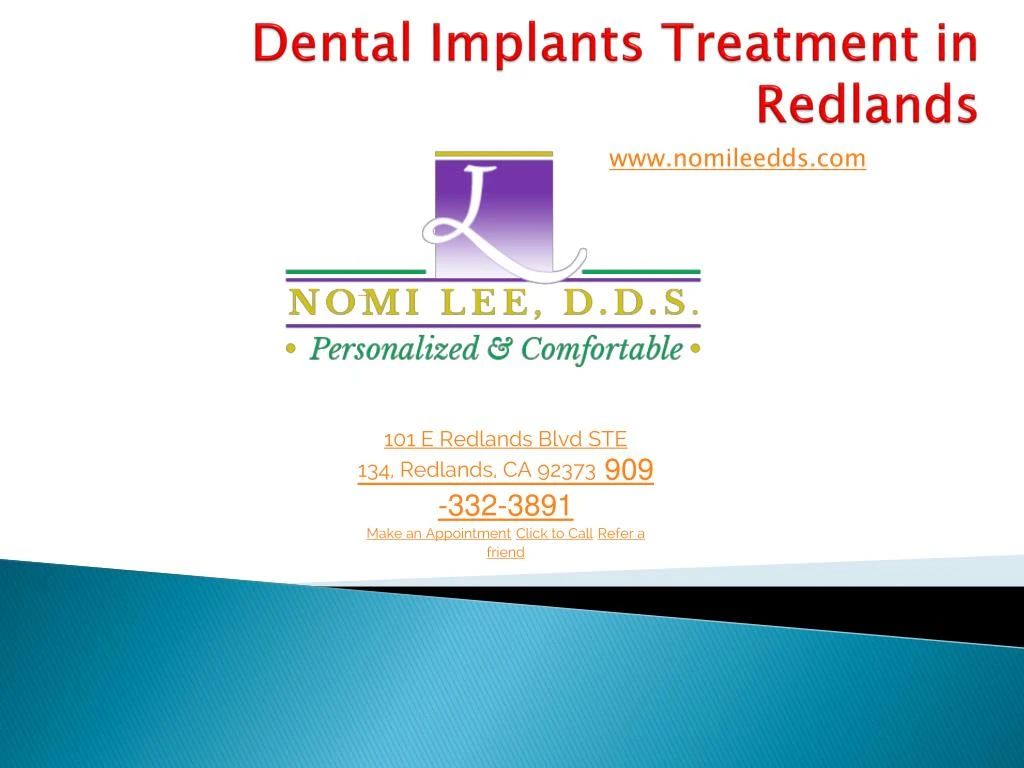 dental implants treatment in redlands