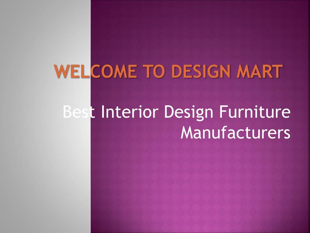 welcome to design mart