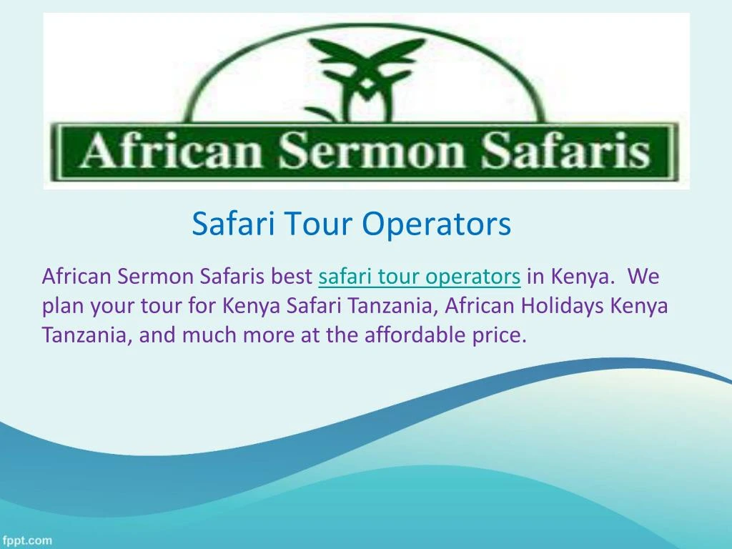 safari tour operators