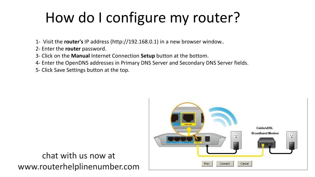 how do i configure my router