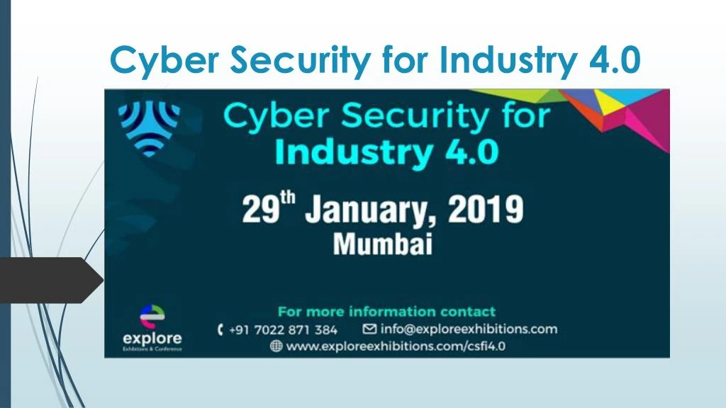 cyber security for industry 4 0