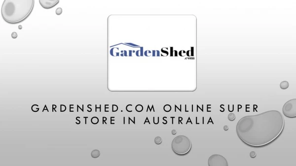 Buying a Small Garden Sheds, Bike Shed, Pool Garden Sheds Online