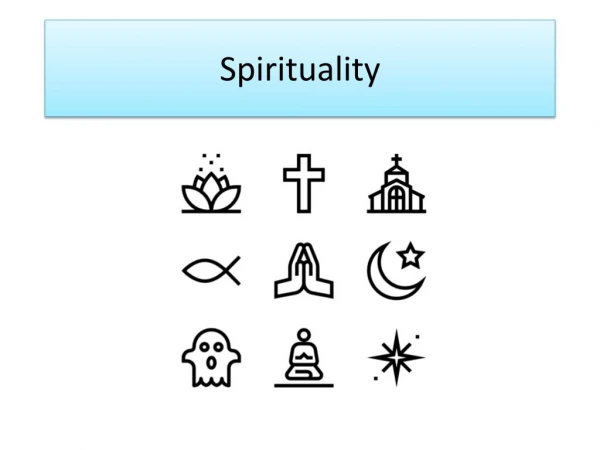 What does it mean to be spiritual?