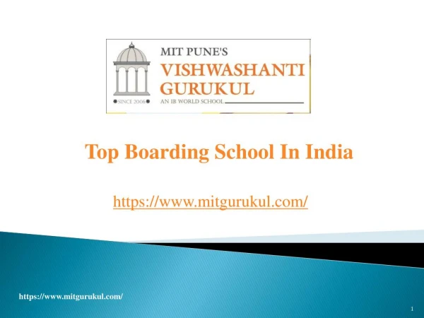 Top Boarding School In India | Best International Boarding school In Maharshtra Pune