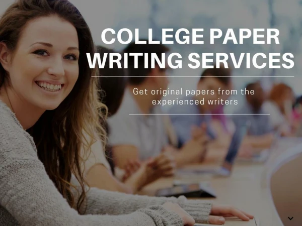 College Writing Service