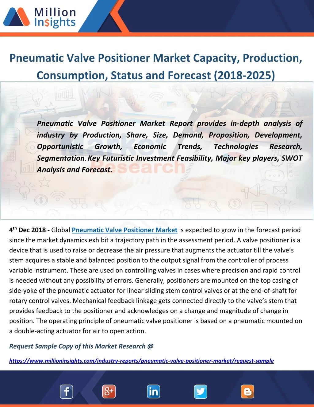 pneumatic valve positioner market capacity