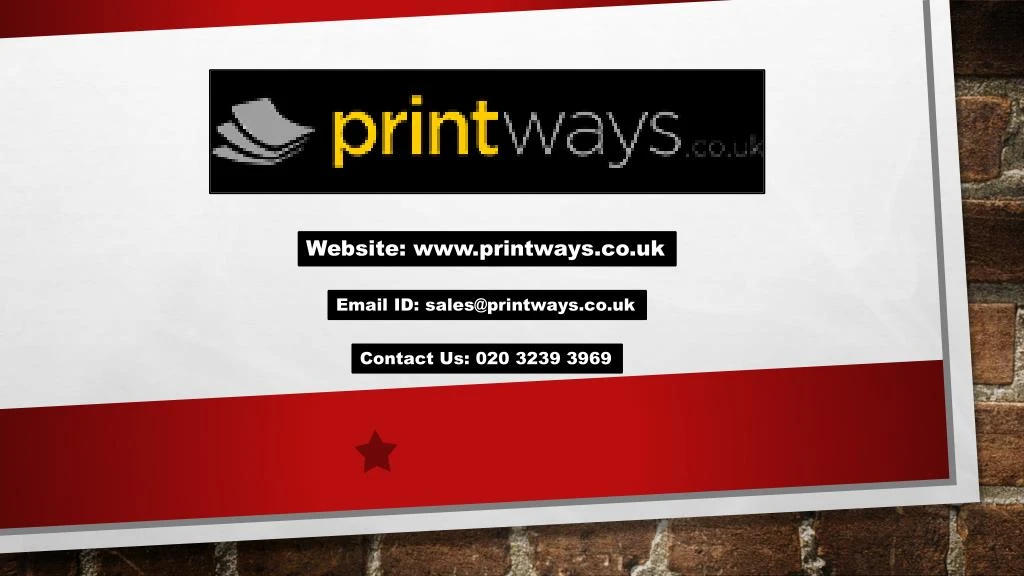 website www printways co uk