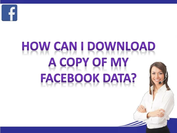 How to download Copy Of My Facebook Data?